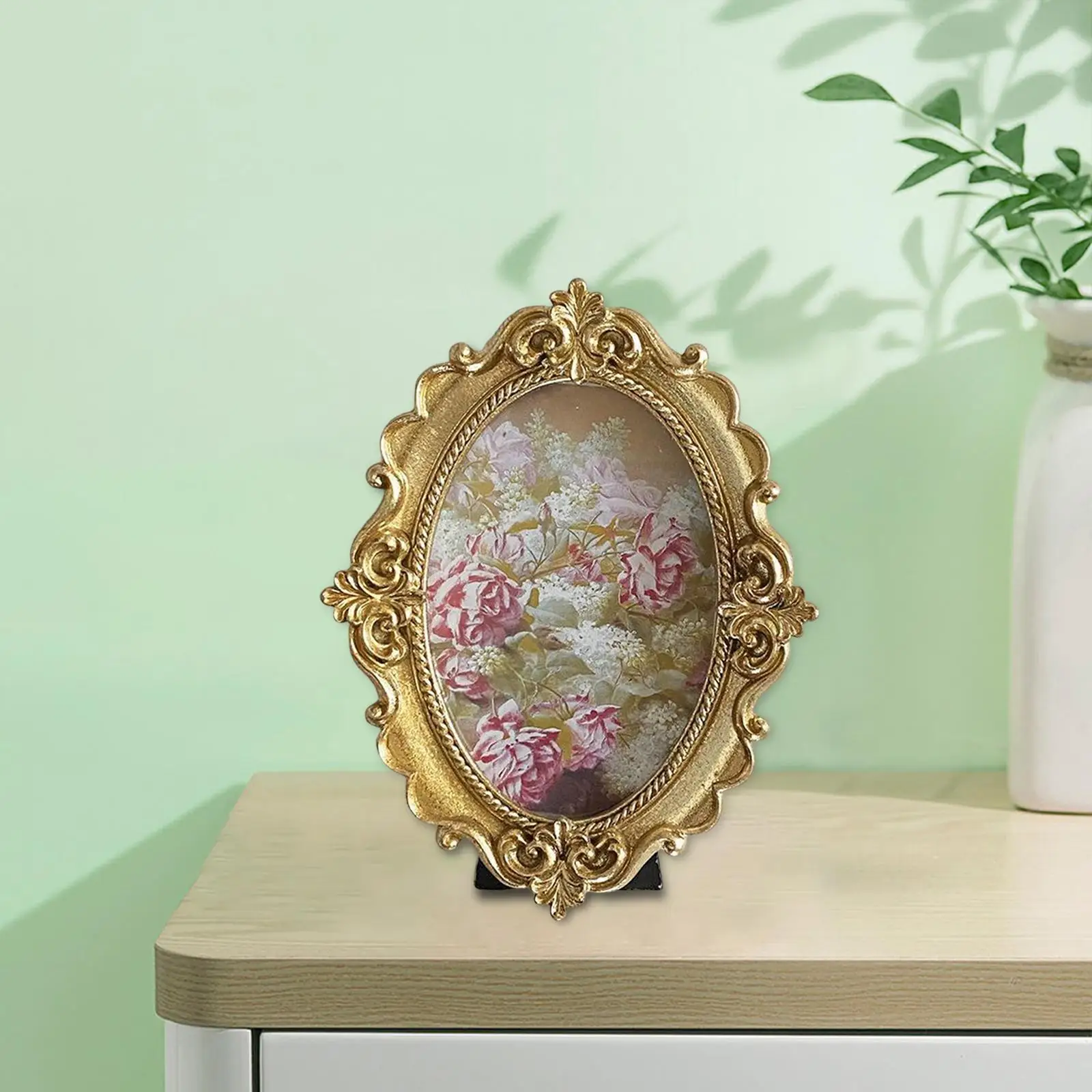 Photo Frame Picture Display Holder Resin Picture Frame for Living Room Decoration