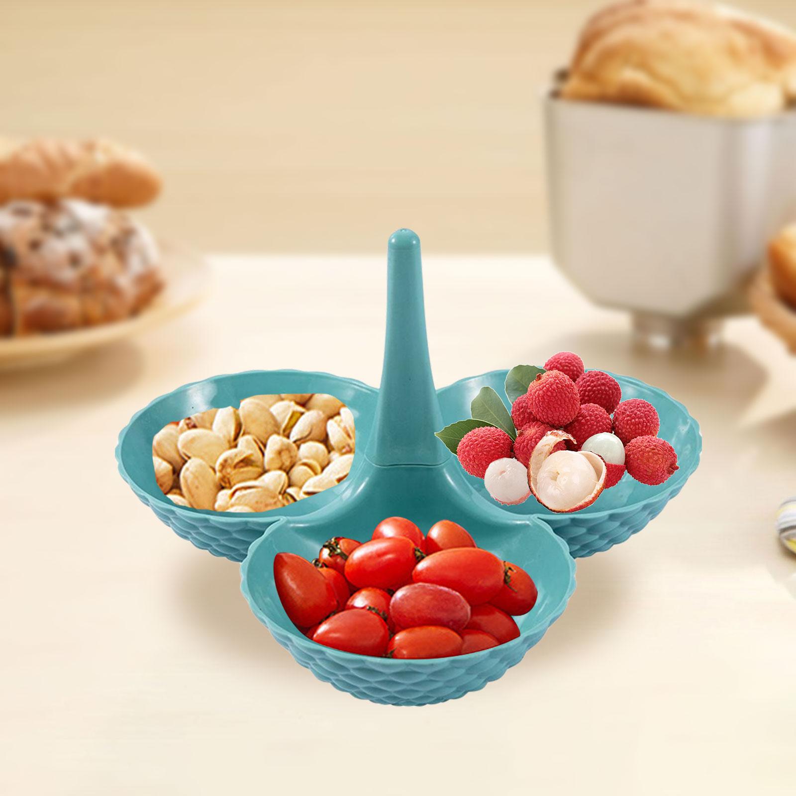 Fruit Plate Superimposed Decor Display Multi-Layer Tea Snack Tray Cake Stand for Home