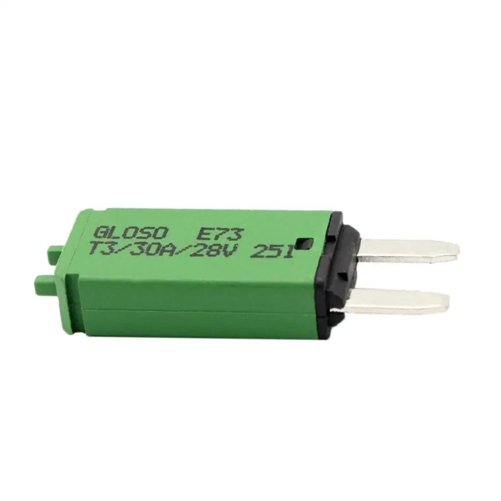 30A 12V-24V  Marine Resettable Fuse Circuit Breaker Smalll Blade