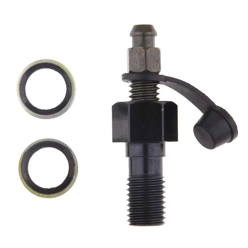 Aluminium Alloy Universal Motorcycle 10mm M10 x 1.25mm Thread Brake Caliper Screw Banjo Bolt Bleed Dust  for Yamaha