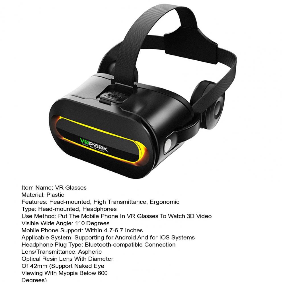 Title 1, VRPARK J60 Bluetooth 5,0 3D VR Headset Virtuell...