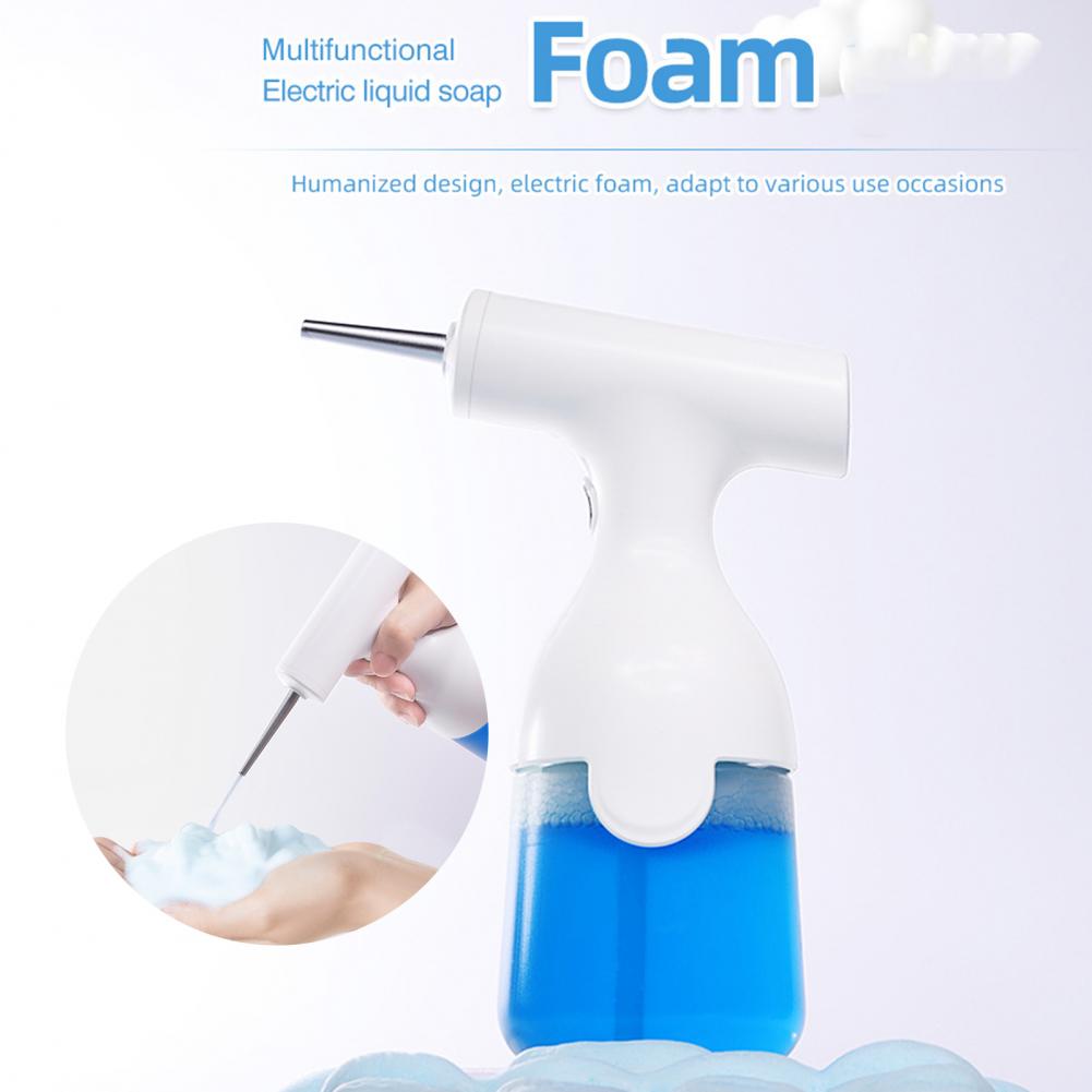 Description Picture 6 of item350mL Electric Foam Machine Large Capacity Waterproof Rechargeable Shampoo Shower Gel Facial Cleanser Foaming Maker For Bathroom