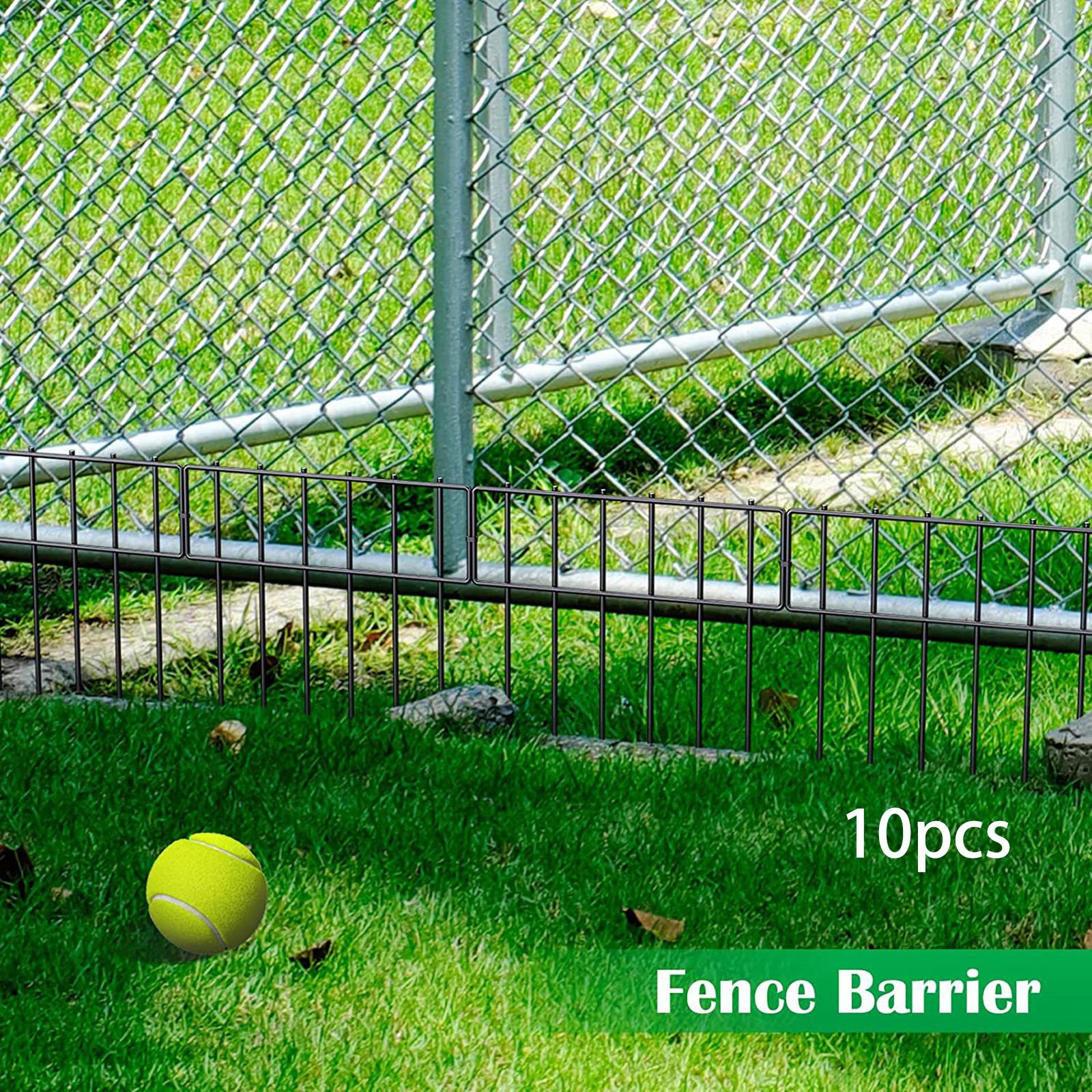 10Pcs 30x43cm Underground Decorative Garden Fencing Rustproof Detachable