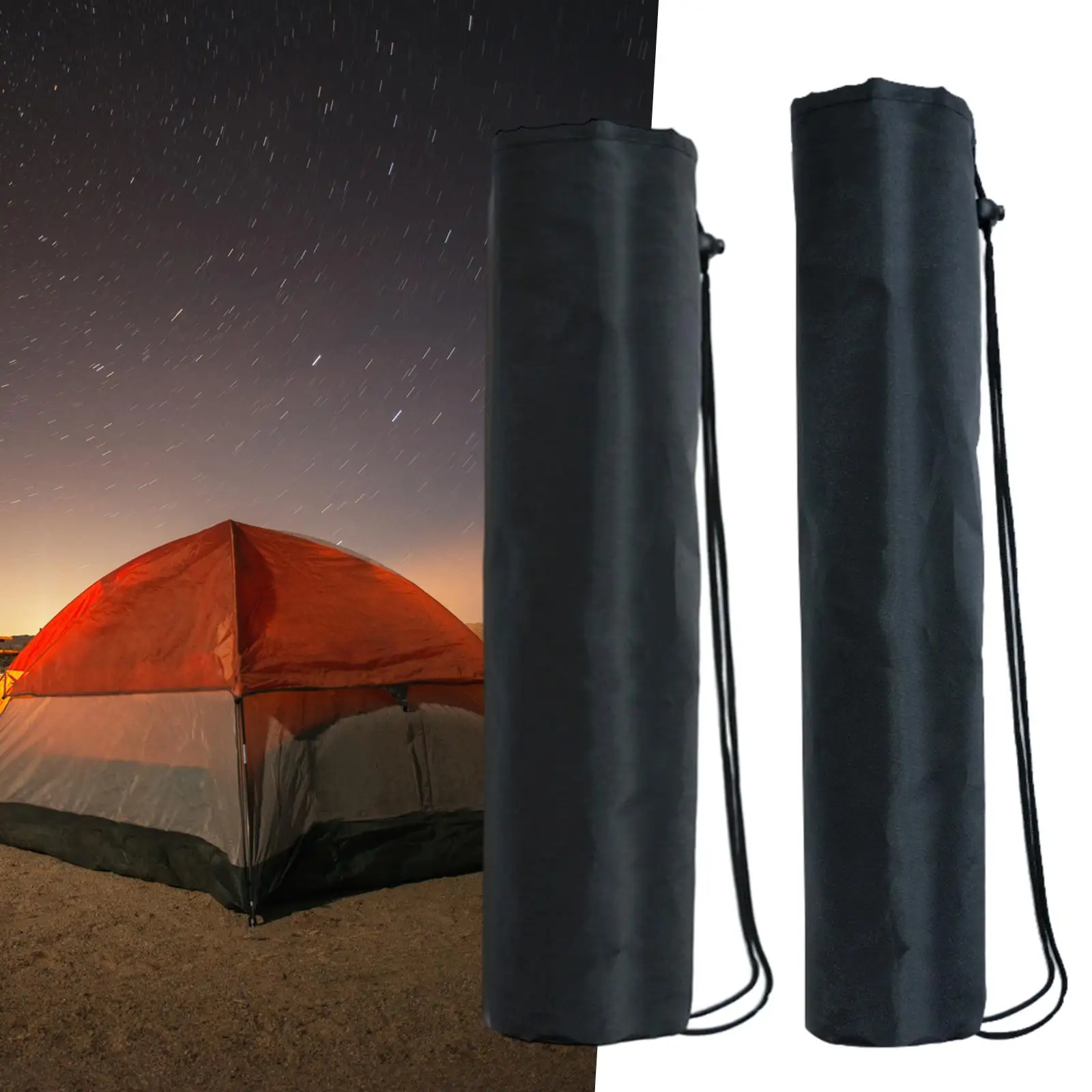 Tent Storage Bag Luggage Lightweight Portable Tent Pole Bag Tent Accessories Carrying Bag for Trekking Outdoor Travel Trips BBQ