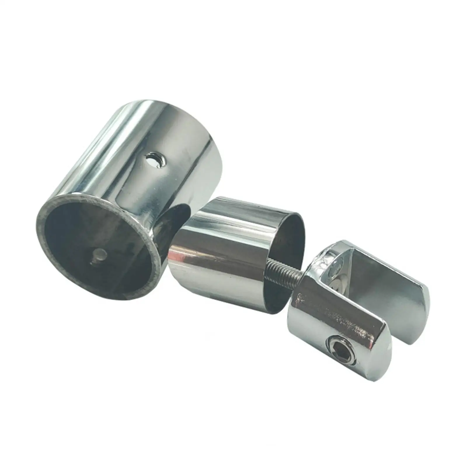 Glass Connector Ceiling 304 Stainless Steel Marine Glass Support Bar for Shower Walls Fixing Frameless Shower Glass Panels