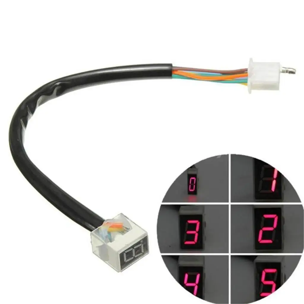 LED Gear Indicator 6 Levels  ??Sensor Gear Indicator for Motorcycle