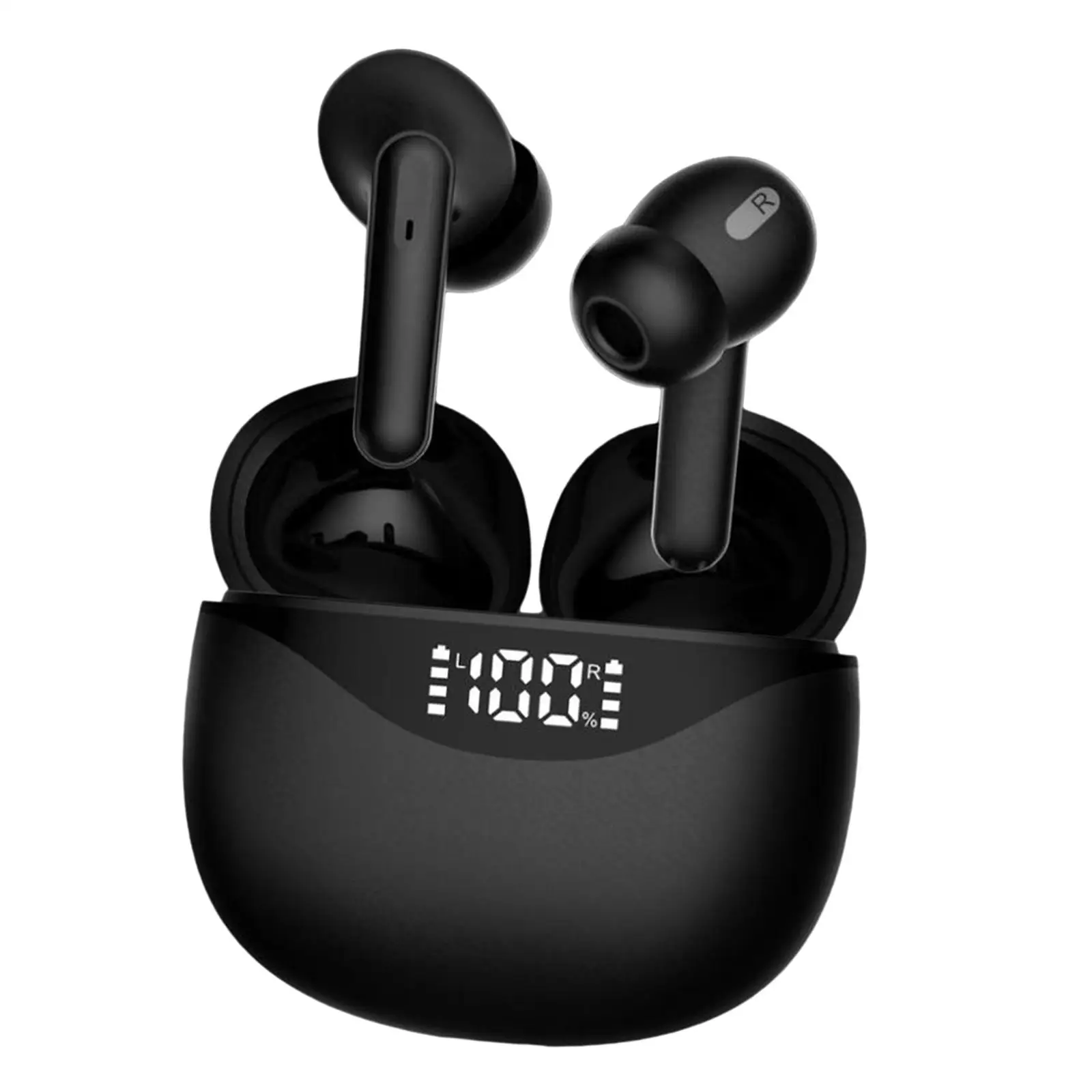 Bluetooth Headsets Waterproof HiFi HiFi Sound with LED Battery Display Earphone for Running Sports
