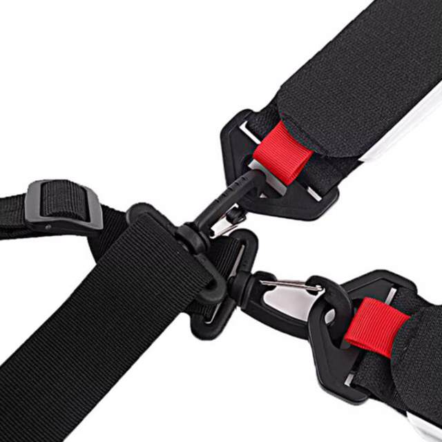 Cinghia Portasci Regolabile - Tracolla Per Sci E Snowboard, Nera