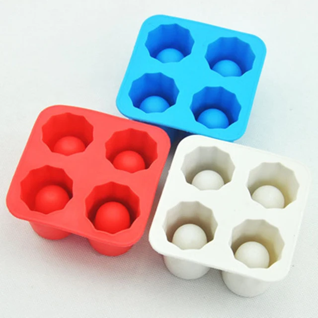 Silicone Shot Glass Ice Molds, Ice Cube Trays For Freezer With 4 Cavities,  Ice Shot Glass Mold Reusable Whiskey Glass Ice Cubes, Holds Each, Ice Shot Glass  Molds And Trays - Temu Australia