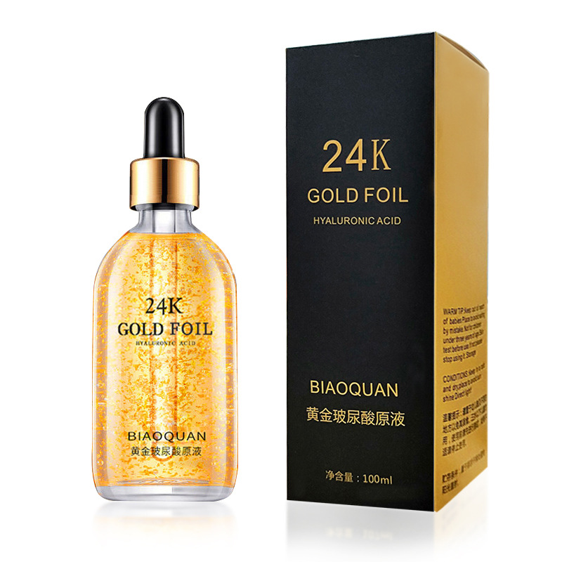 Best of 24K Golden Hyaluronic Essence Deeply Nourishes Anti-wrinkle Brightening Skin Tone Face Moisturizing Serum Whiten Skin Care 100ml Reviews & Tips