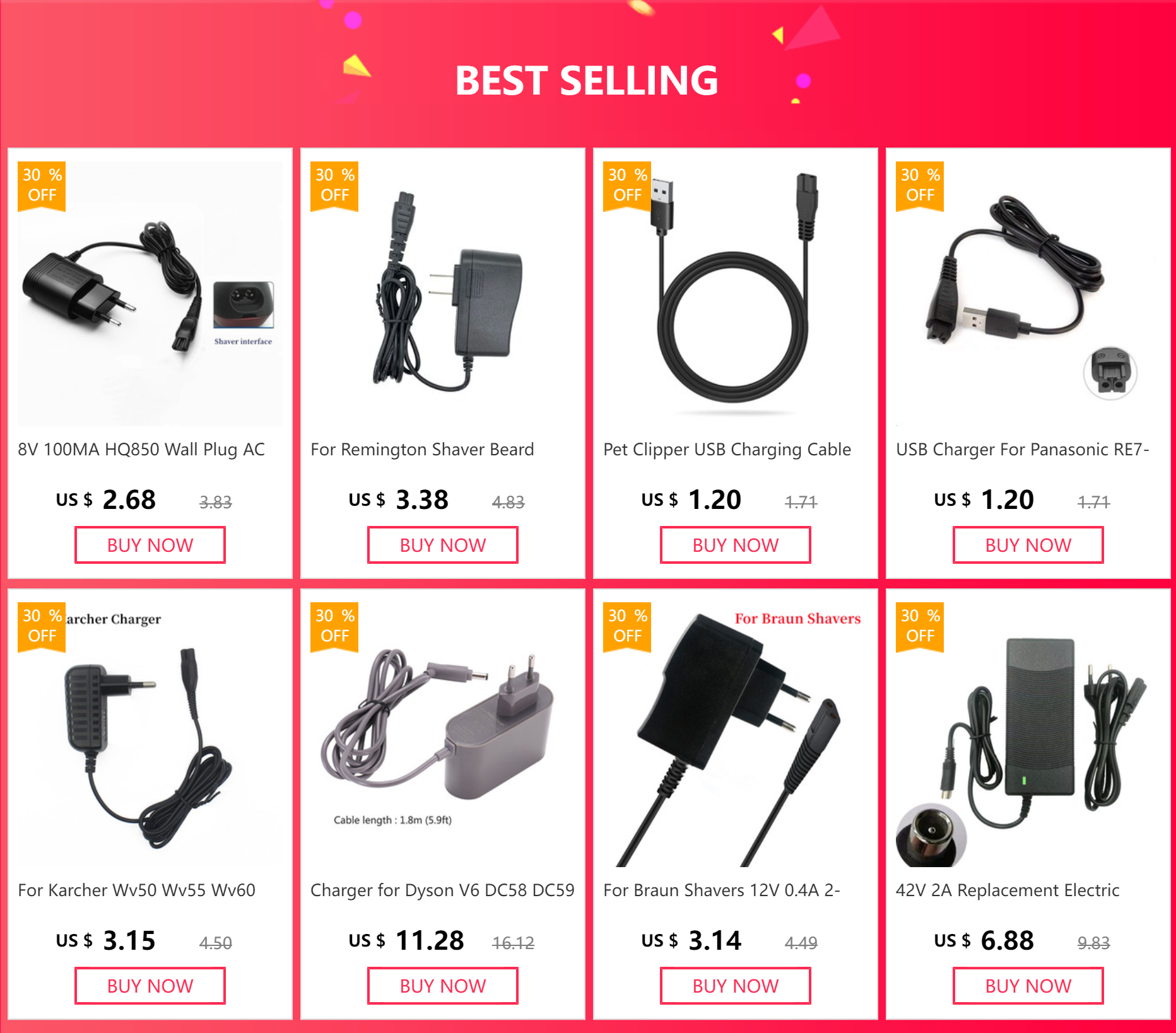 adaptadores, 42V, 2A, Xiaomi M365, S1, S2, S3, S4