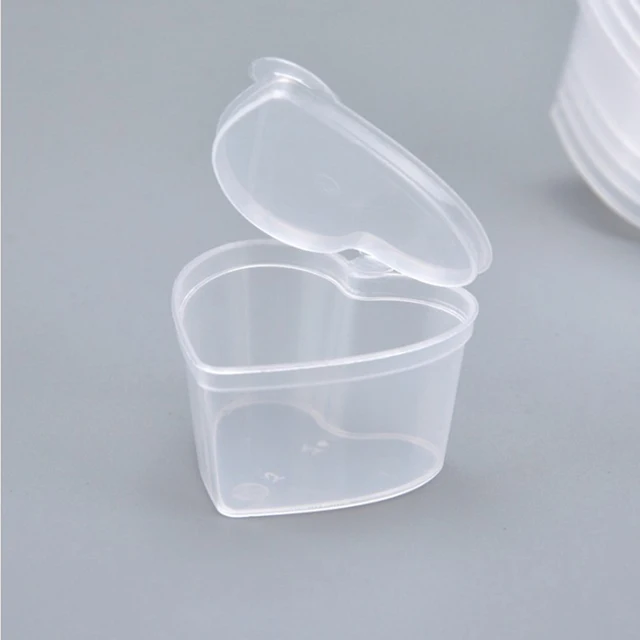 Slime Containers with Lids and Handles, Plastic Storage Bucket Containers,  Clear Slime Storage Case for Slime DIY Art Craft - AliExpress