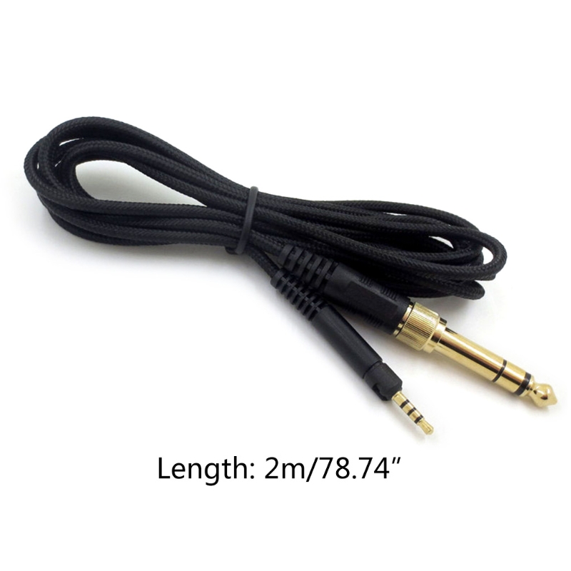 Strengthful 200cm Wire for Sennheiser HD598 Headphone Connection Earphone Cable T21A