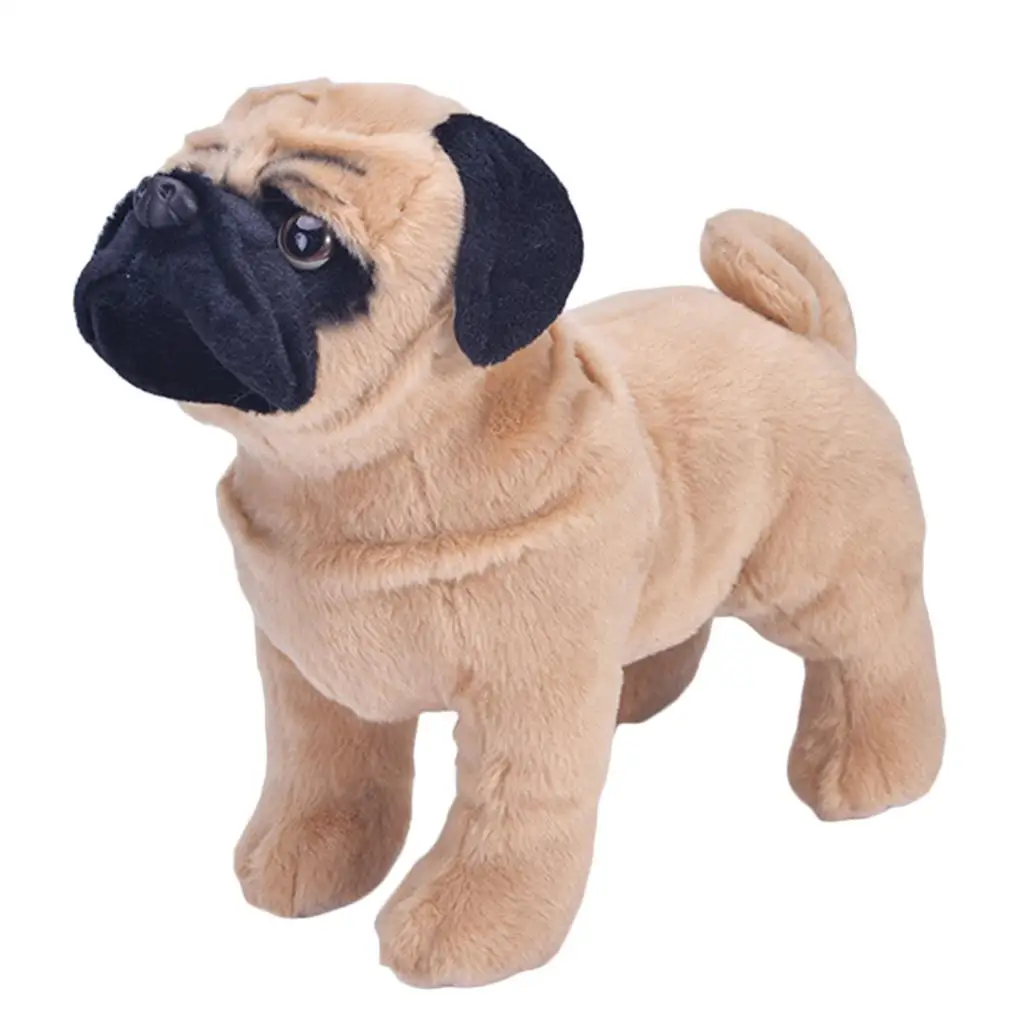 Charming  Plush Dog Toy Soft Stuffed Animal Pug Puggy Pet Doll