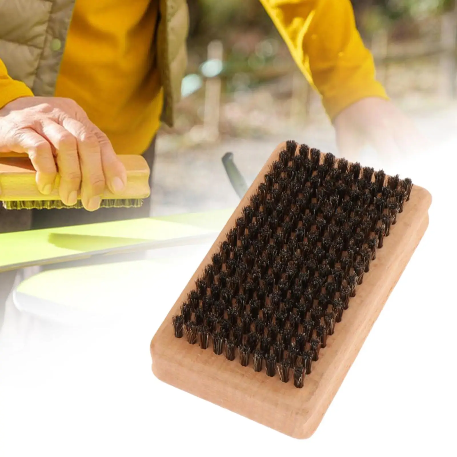 Snowboard Wax Brush Ski Brush Removing Wax Portable Durable Convenient Cleaning Brush Ski Waxing Brush for Traveling Outdoor