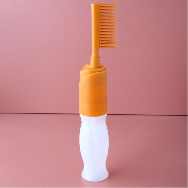 Description Picture 4 of itemPlastic Empty Hair Dyeing Bottle Applicator Comb Hair Colouring Dispenser Brush E74C