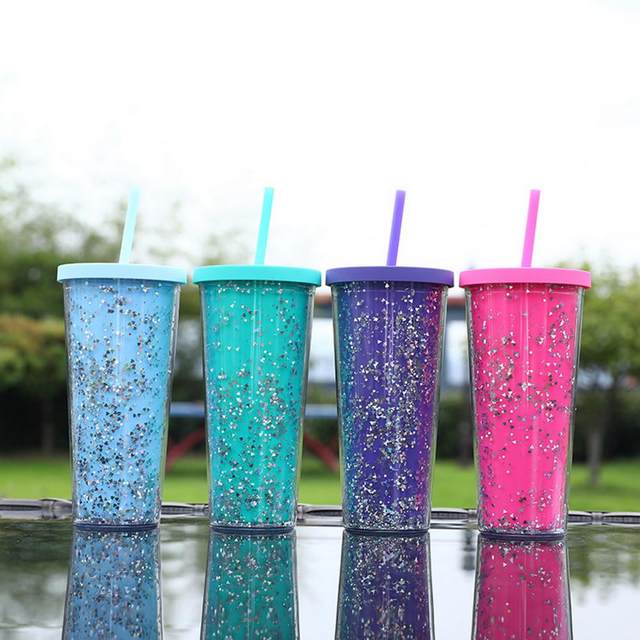 30 Pack 24oz Tumbler with Straw and Lid Bulk Plastic Reusable Colorful  Tumblers Iced Coffee Mug Cup Water Bottle for Parties Bir - AliExpress