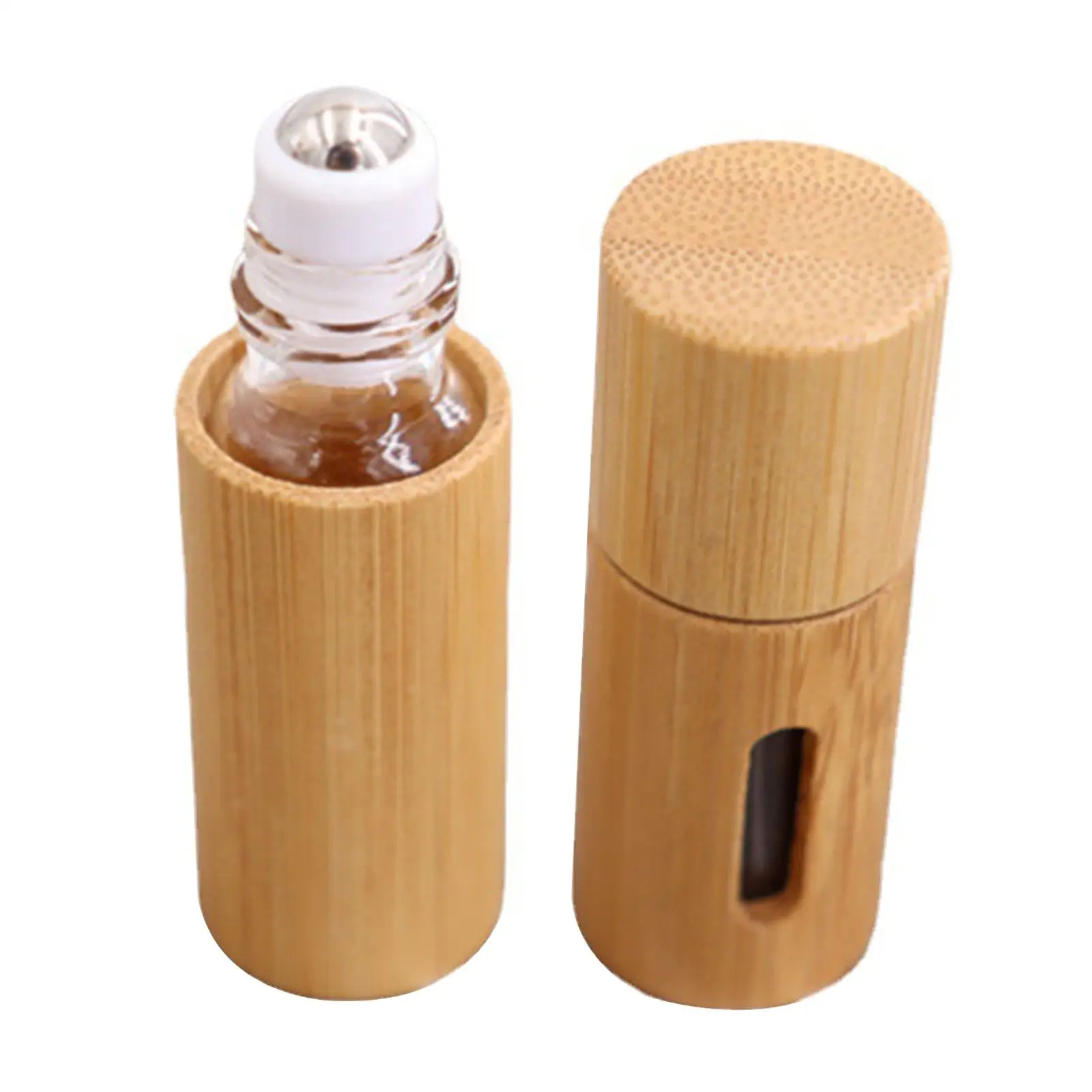 2Pcs Essential Oil Containers Bottle Holder for Traveling and Easily Fits in Your Purse Roller Ball Bottles Rollerball Bottle
