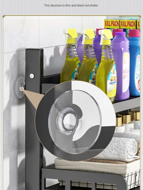 Mbi - Estante para lavadora de metal que ahorra espacio 150x70 cm