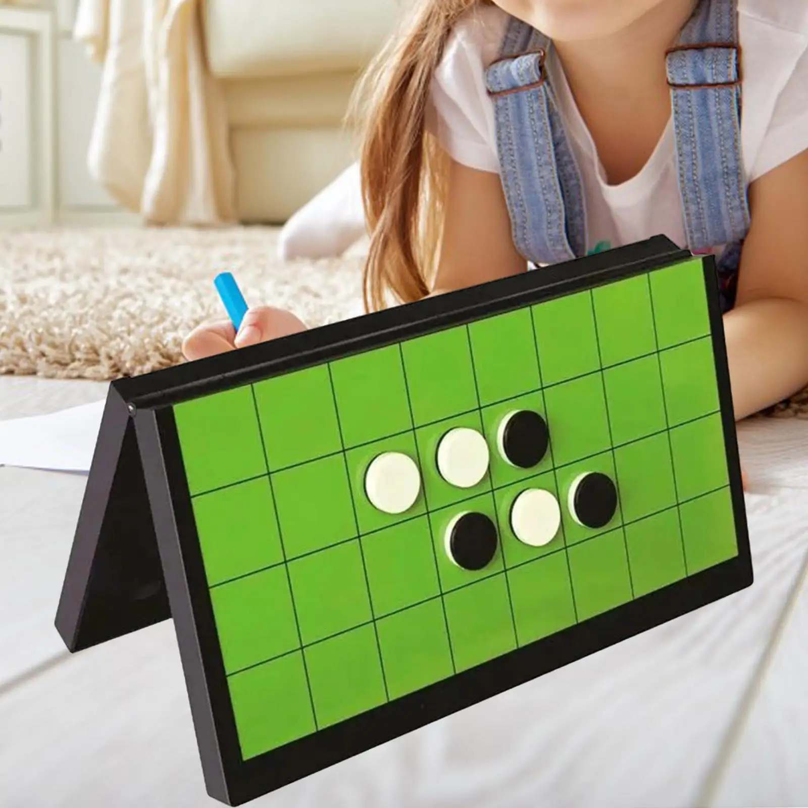 Portable Folding Reversi Othello Board Chess Standard Educational Home Parent-Children Family Game