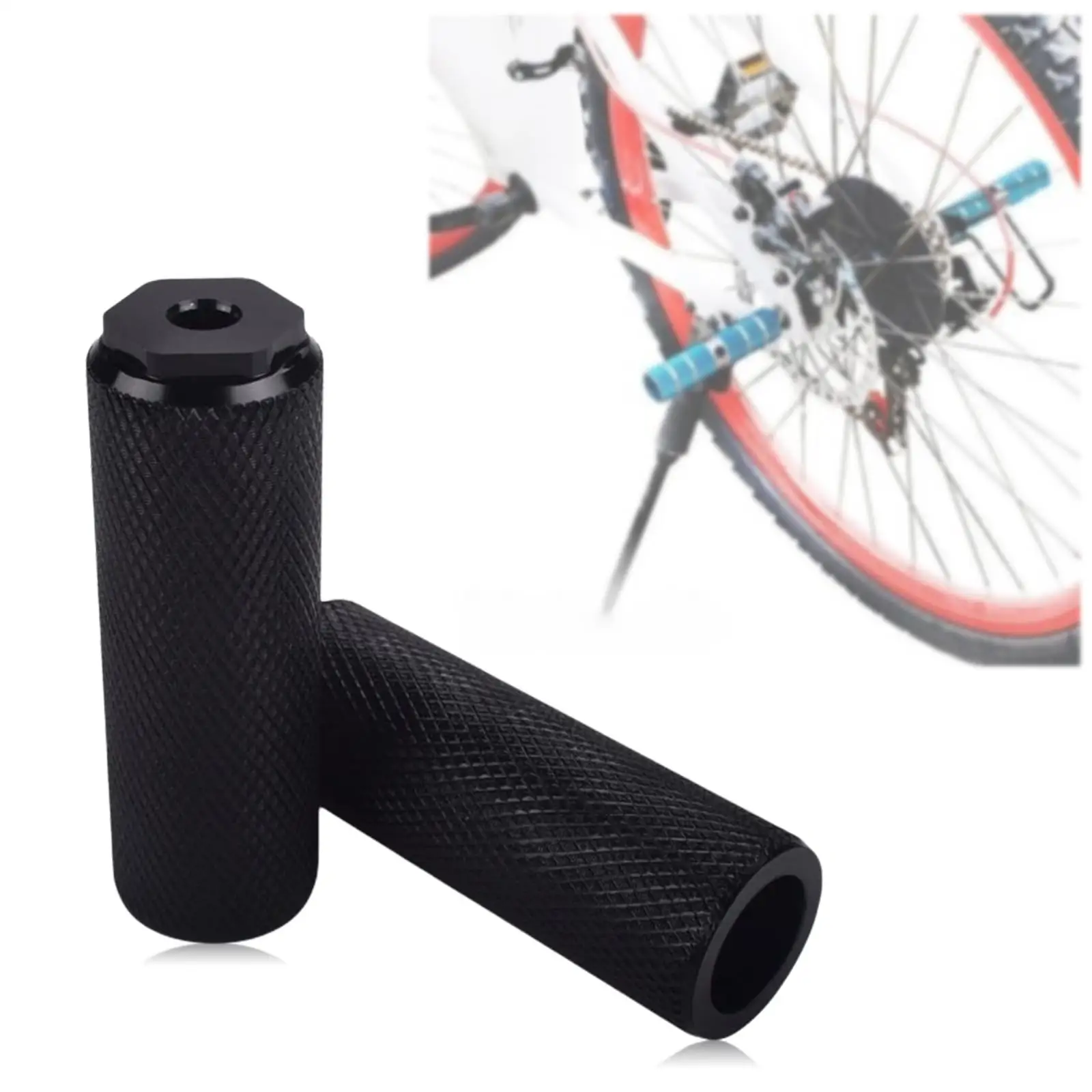 Bike Pegs Anti-Skid   Axle Pegs Footrests Bicycle Foot Pegs for Bicycle Rear