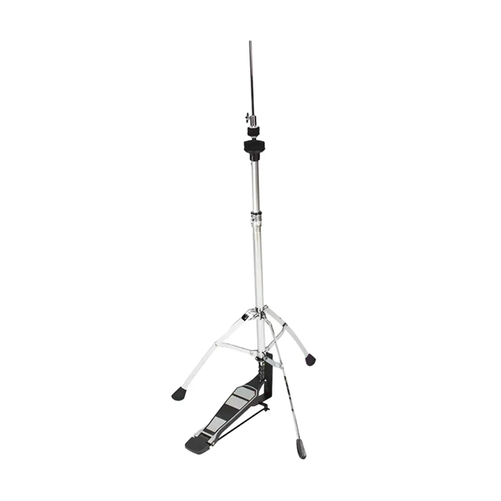 Metal High Hat Stand,Swivel Legs,Double Braced Cymbal Arm,Folding Bracket Cymbal Stand,Drum Stand Height Adjustable Accessories