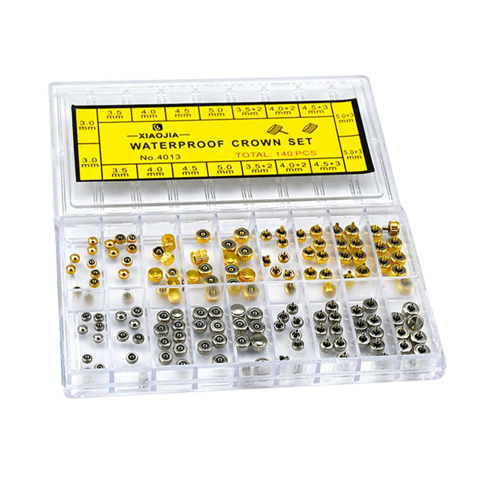 140Pcs Watch  Tubes 18 Slots Kits  Repair Tool Watches Repairers