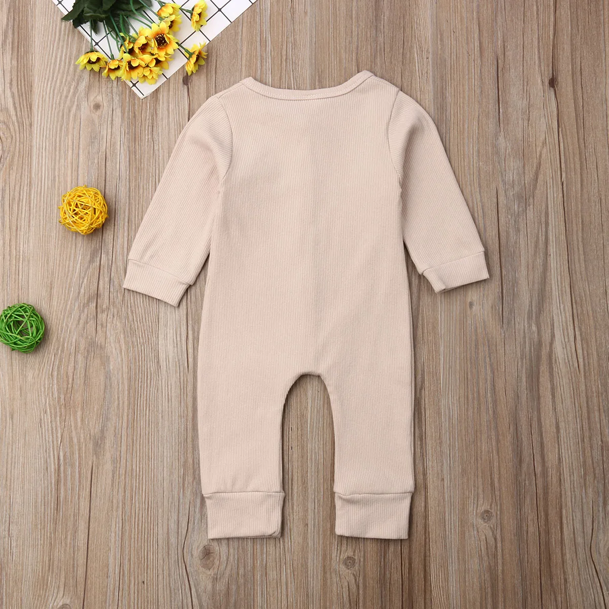 Ma&Baby 0-24M Newborn Infant Baby Boy Girl Jumpsuit Soft Knitted Long Sleeve Button Romper Autumn Spring Baby Clothing