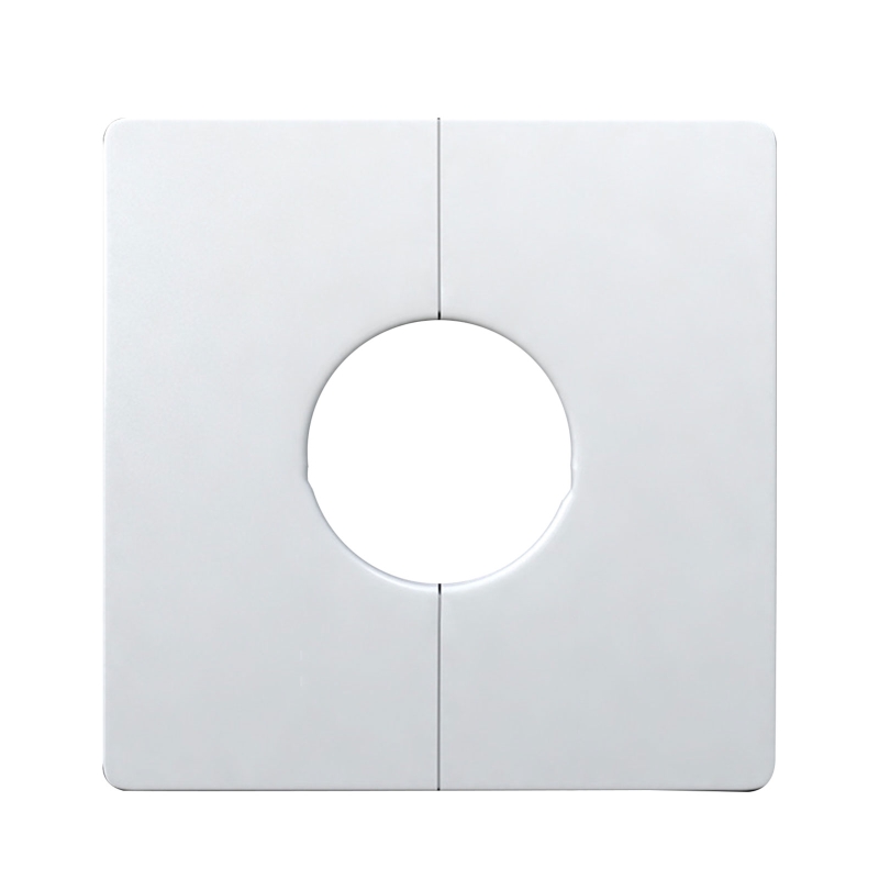 Wand Split Flansch quadratische Rosette Platte Wasser rohr Wand abdeckungen reserviert Bohrloch Panel Dekor für Drähte Wasserhähne Rohre – Detail 4