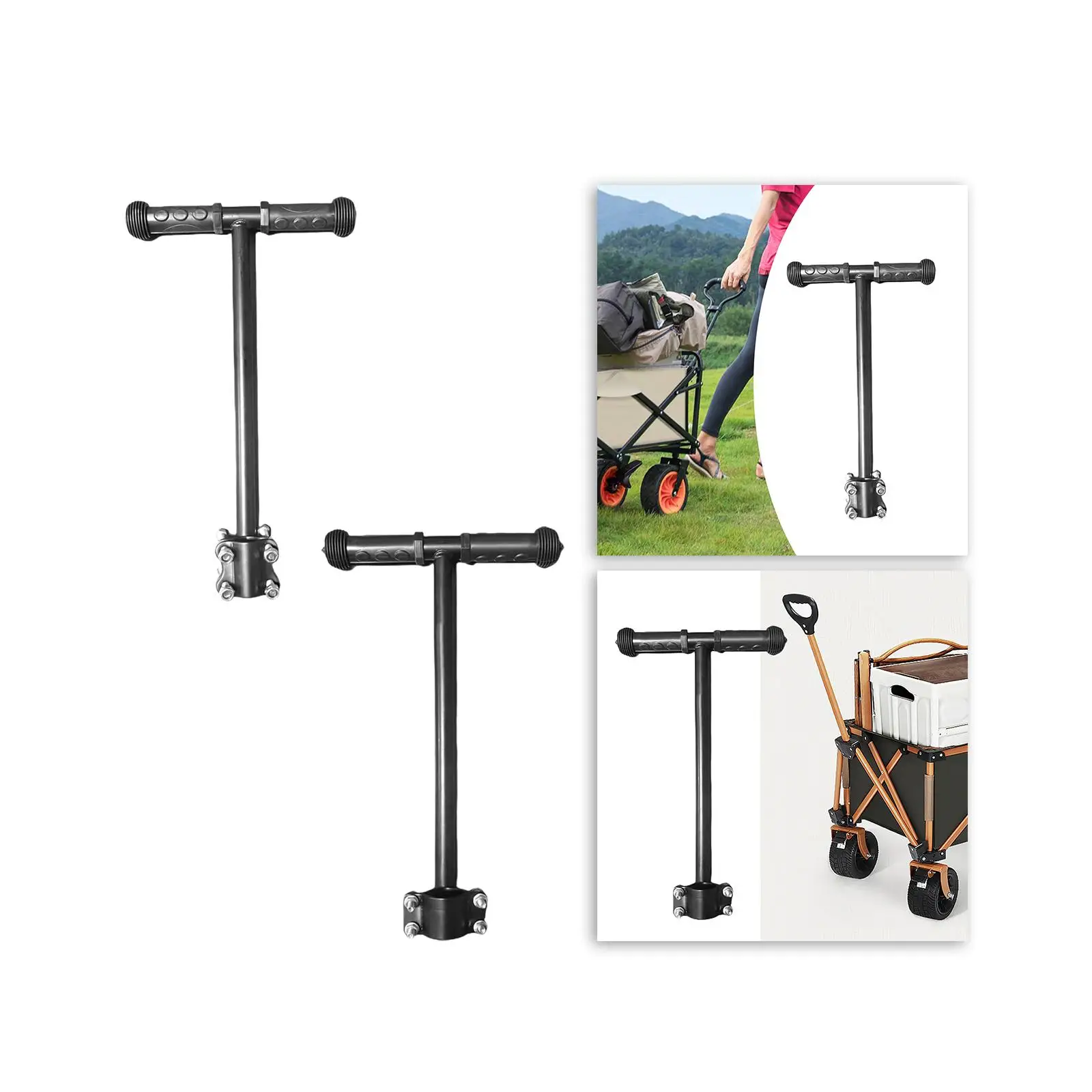 Handlebars Extender Easy to Install Stroller Handle Extender Stainless Steel for Pushchair Baby Carriages Pram Accessories