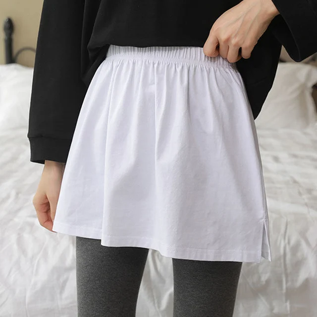 FALSE BOTTOMING HEM Polyester Miss Shirt Extenders Underskirt Half $15.68 -  PicClick AU