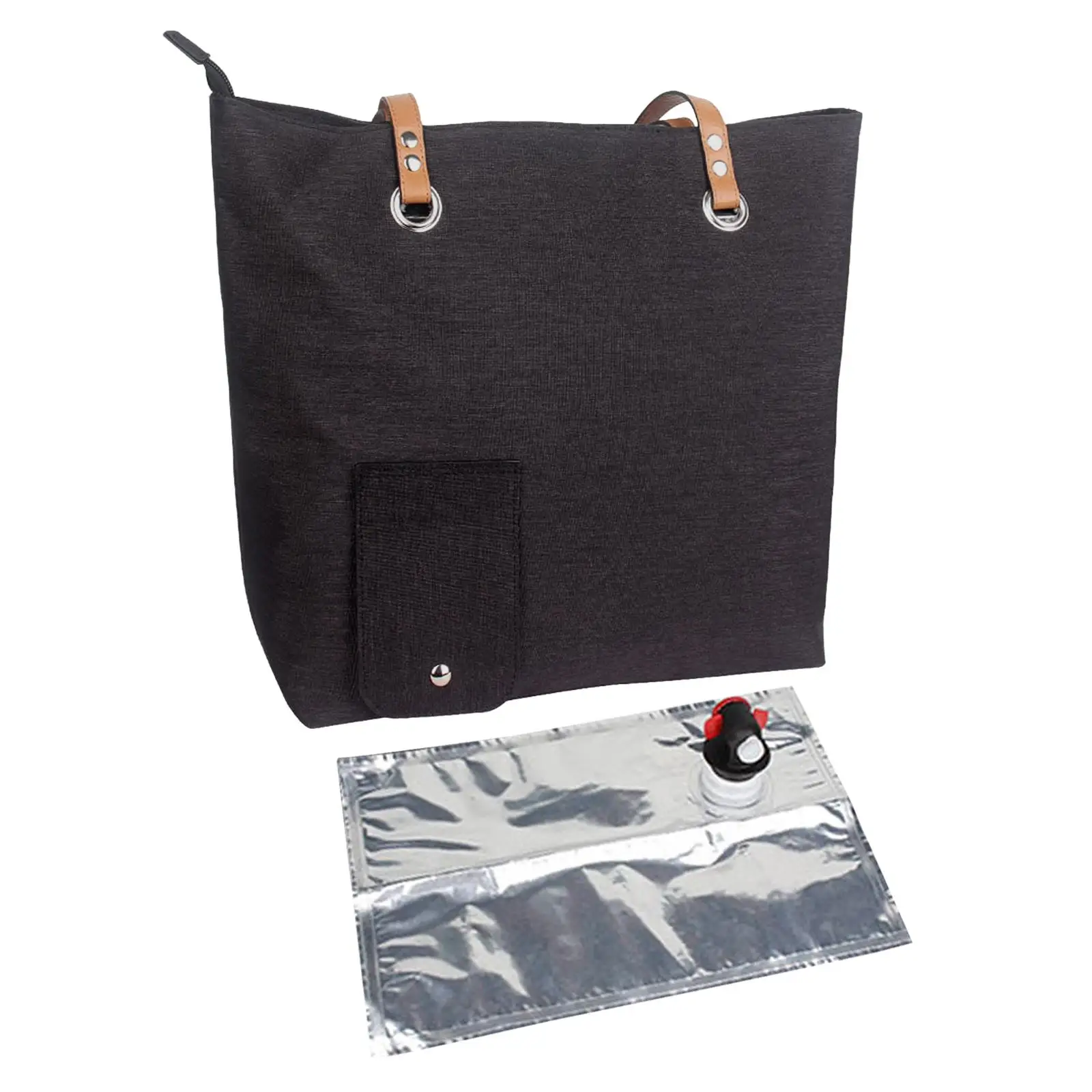 Insulated Cooler Bag Travel Beverage Handbag Water Cooler Bag Shoulder Bag for Camping Fishing
