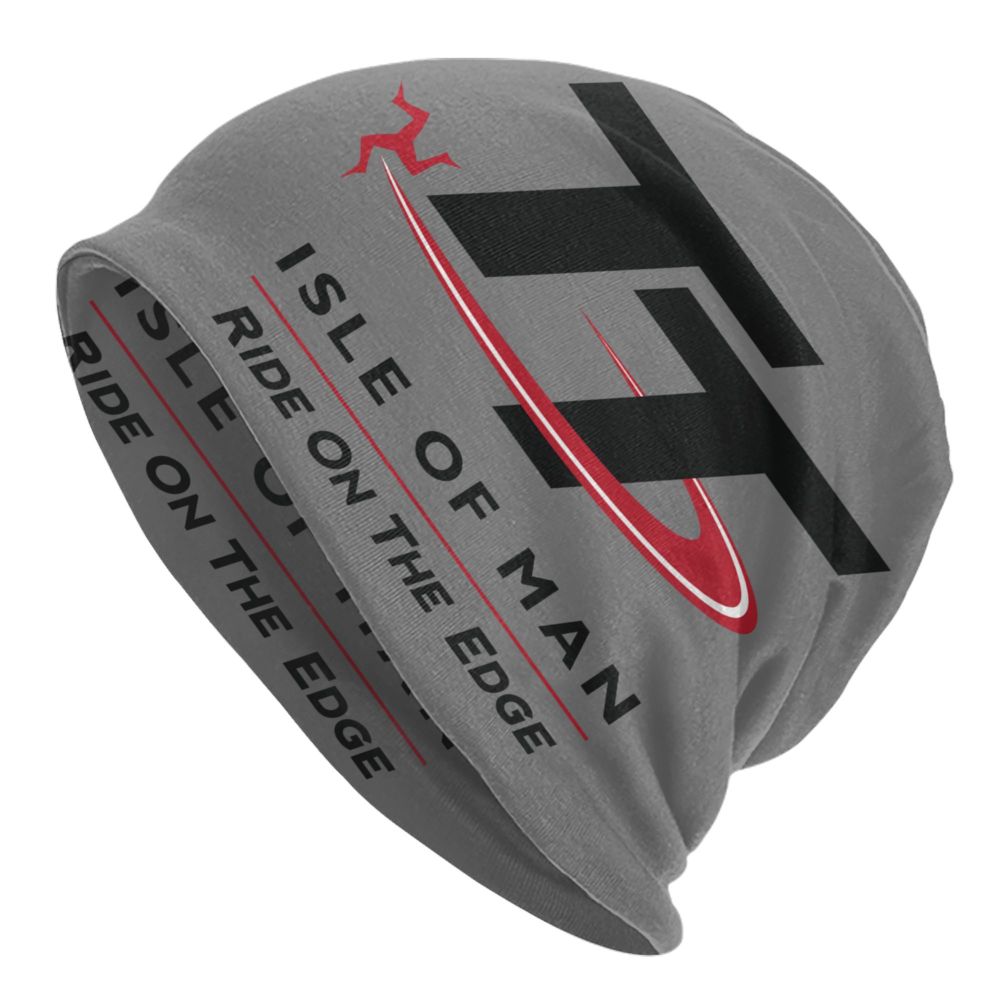 Benutzerdefinierte Isle Of Man TT Skullies Beanies Caps Cool Winter Warm Frauen Männer Stricken Hut Unisex Erwachsene Motorrad Motorhaube Hüte – Detail 1