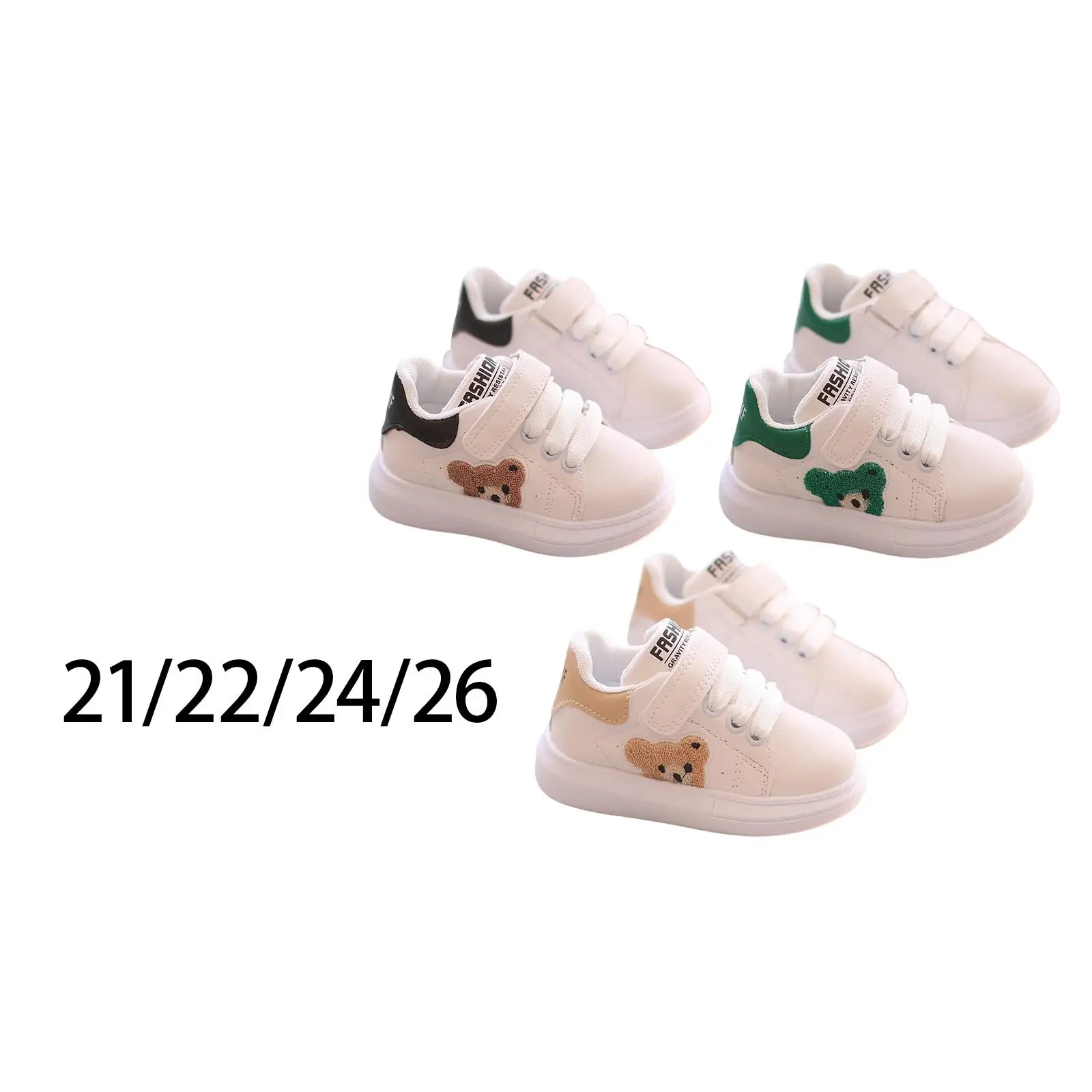 PU Leather Infant Sneakers Casual Flat Shoes Soft Anti Skid for Toddlers