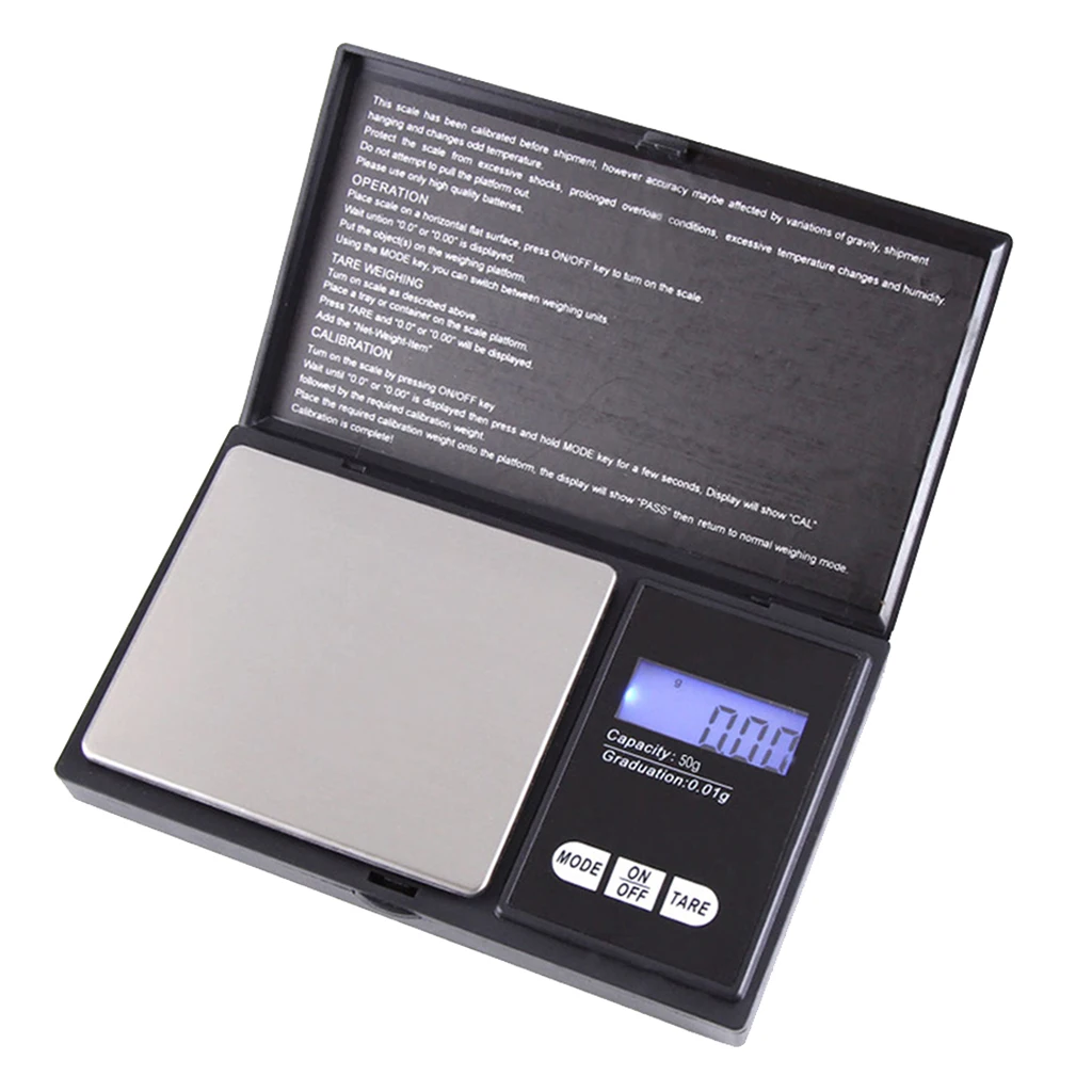 LCD Digital Scale 50g/0.01g Electronic  Size, Jewelry  Weight Grams 
