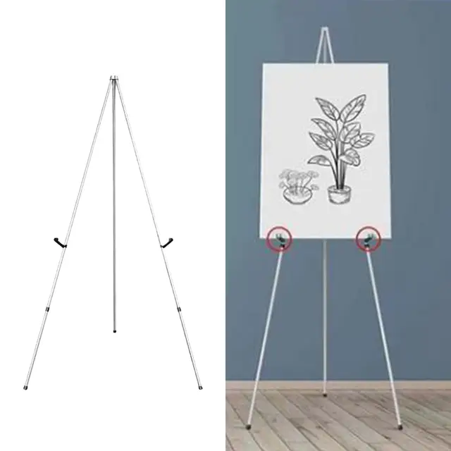 2pcs Easels For Signs Tabletop Easel Picture Holder Display Stand Silver  Home Decorative - AliExpress