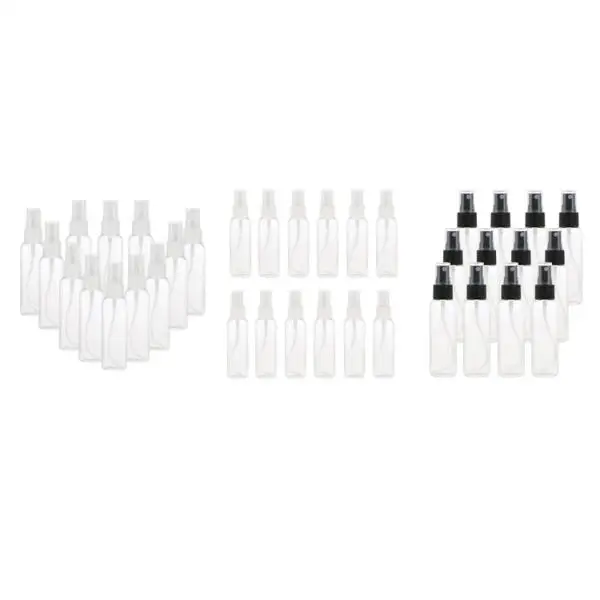 12PCS 60ML Transparant Empty Makeup Spray Bottle, Liquid Perfume Mist Refillable for Travel
