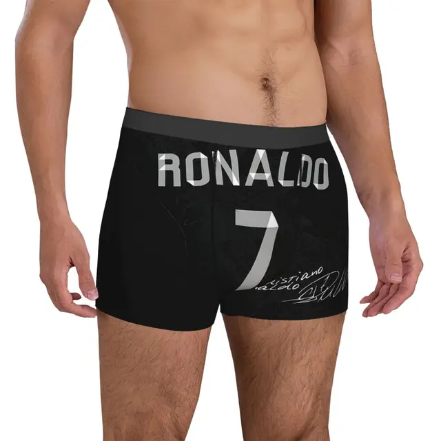Boxer Underpants Shorts Cristiano Ronaldo Cr7 Panties Male Soft