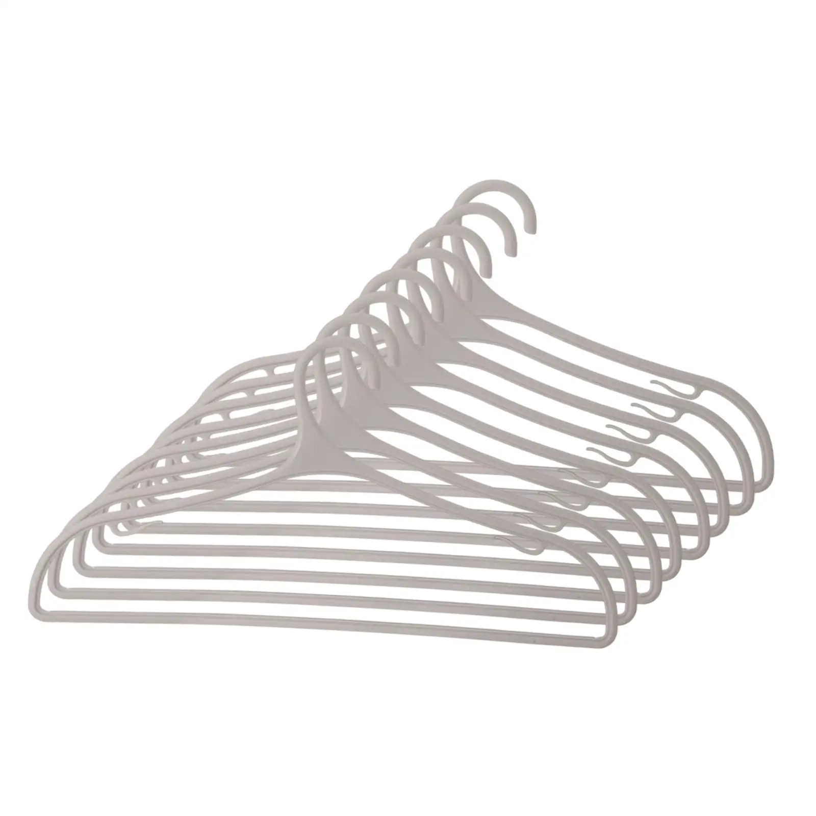 8Pcs Nonslip Hangers Hanging Drying Hangers Wide Shoulder Space Saving with Hooks for Household Laundry room Pants Socks