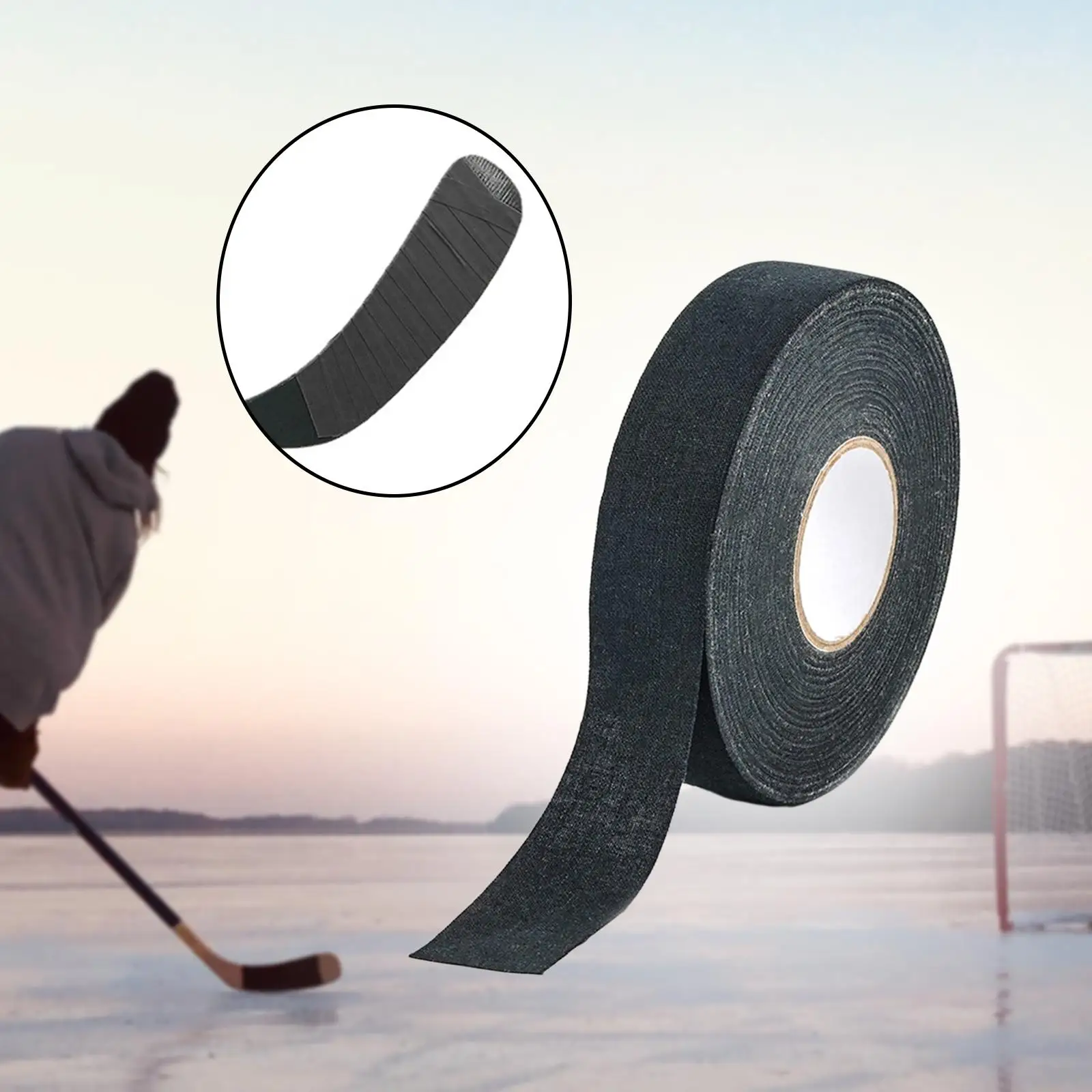 Ice Hockey Cloth Tape Protector Cover Skipping Rope Hockey Stick Tapes for Training Ping Pong Racket Baseball Golf Pole Practice