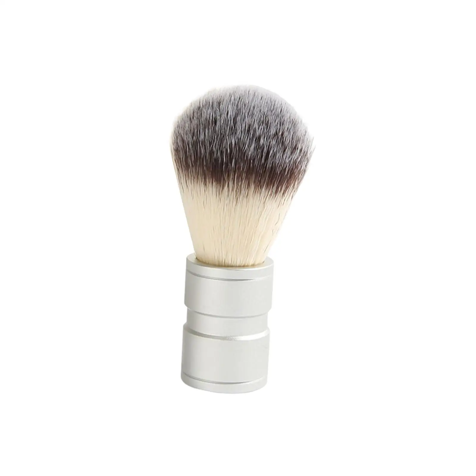 Professional Hair Shaving Brush Makeup Facial Brush Stainless Steel Handle Face Cleaning Hair Salon Brush for Festival Gifts