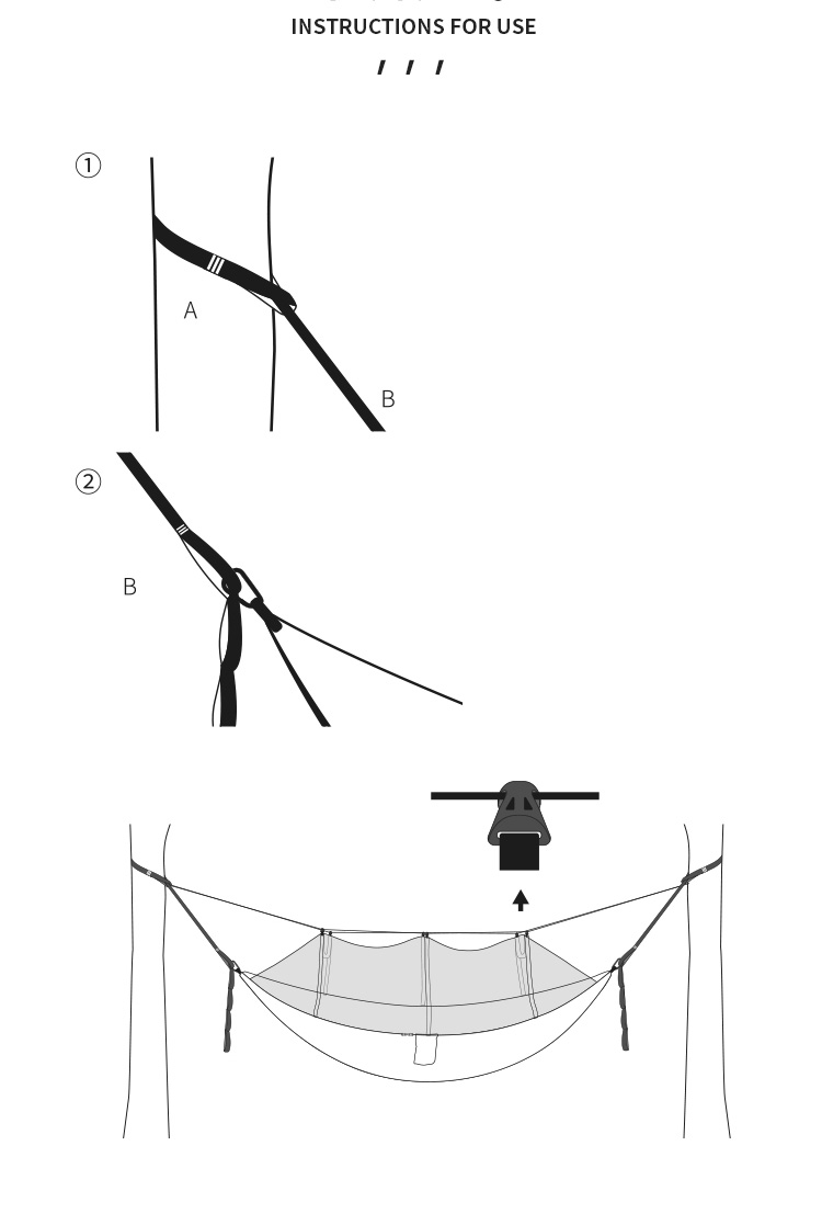 Description Picture 5 of item270*140cm Single Person Portable Travel Outdoor Camping Hanging Sleeping Hammock with Mosquito Net