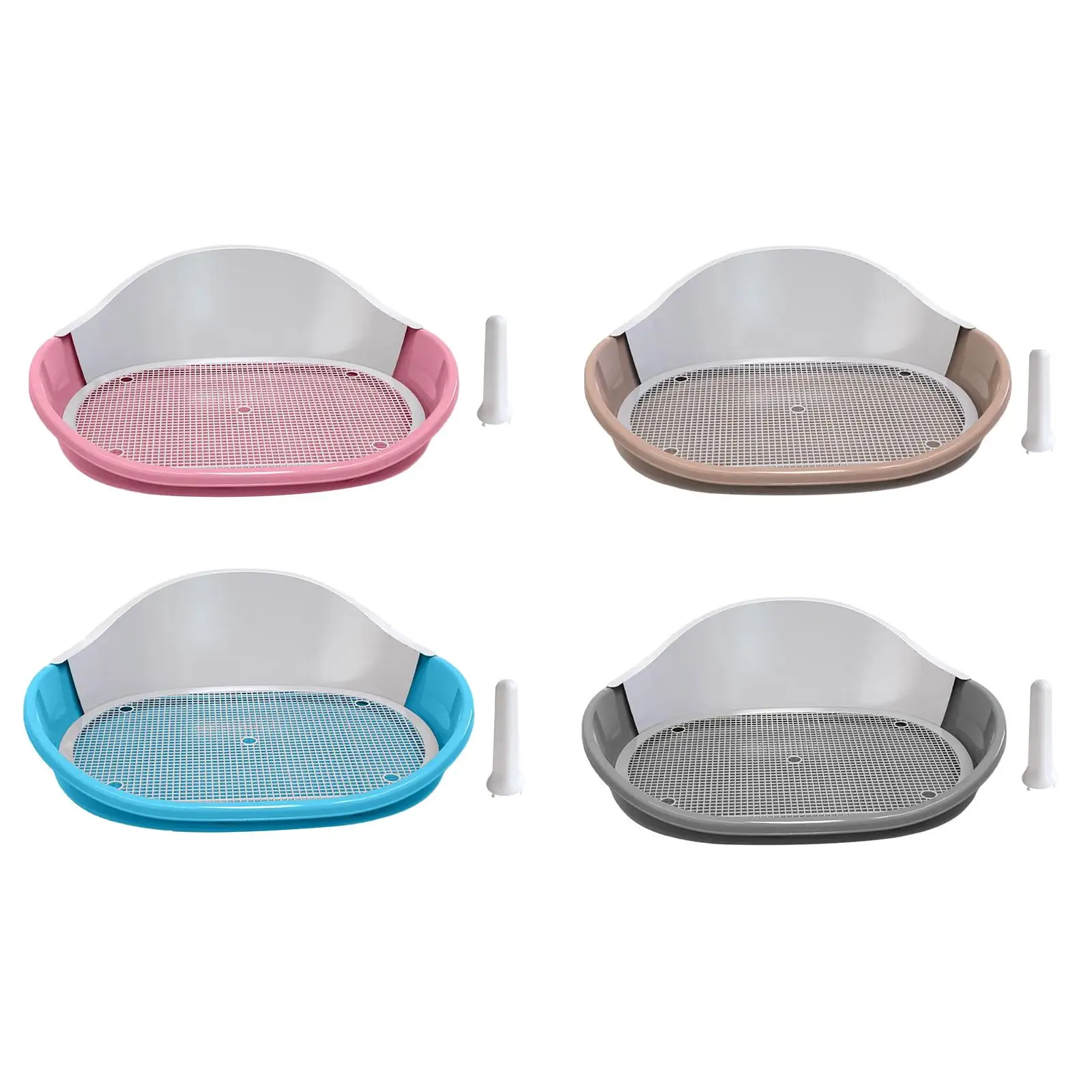 Dog Toilet Bedpan Pee Pad Lattice Potty Trainer Reusable Urinal for Cats Accessories