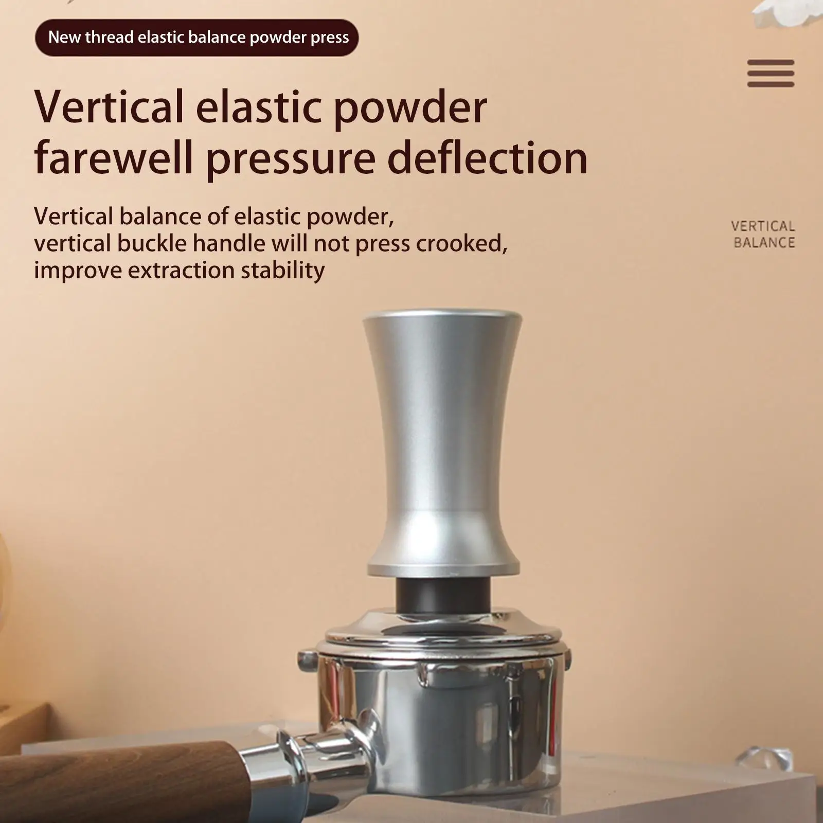 Espresso Distributor Hand Tampers Bean Press Tool Professional Leveler