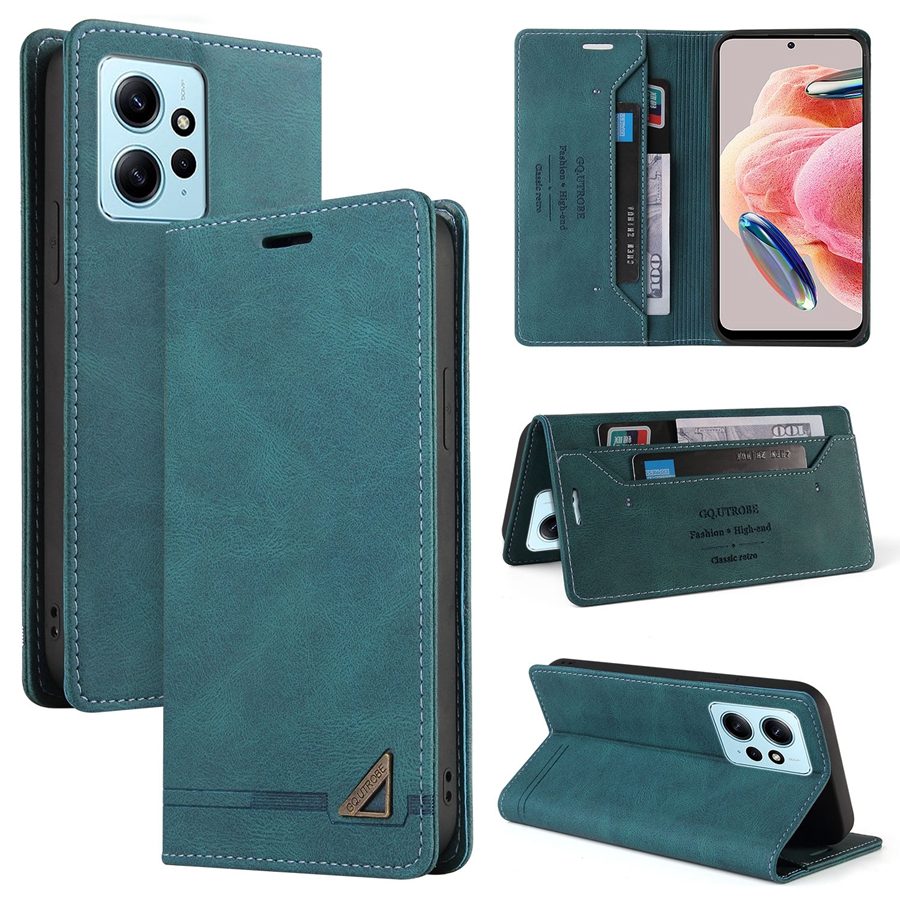 Brieftasche Anti Diebstahl Pinsel Magnetische Flip Karte Stand Leder Fall Für Xiaomi Redmi 14C 13C 12C 10C Hinweis 14 Pro + 13 12 12S 11S 11 Pro – Detail 14