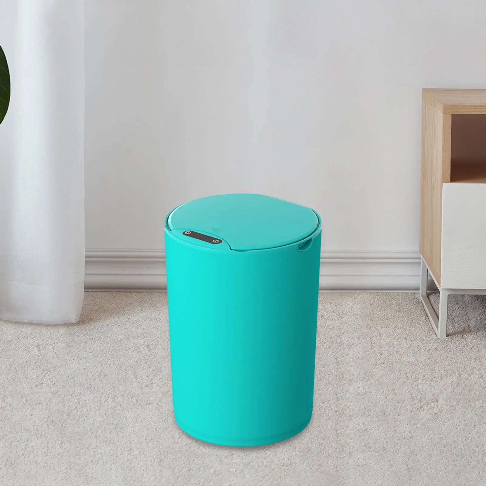 Automatic Trash Can Durable Silent Opening and Closing Multifunctional Smooth Surface Wastebasket Smart Trash Can for Kitchen