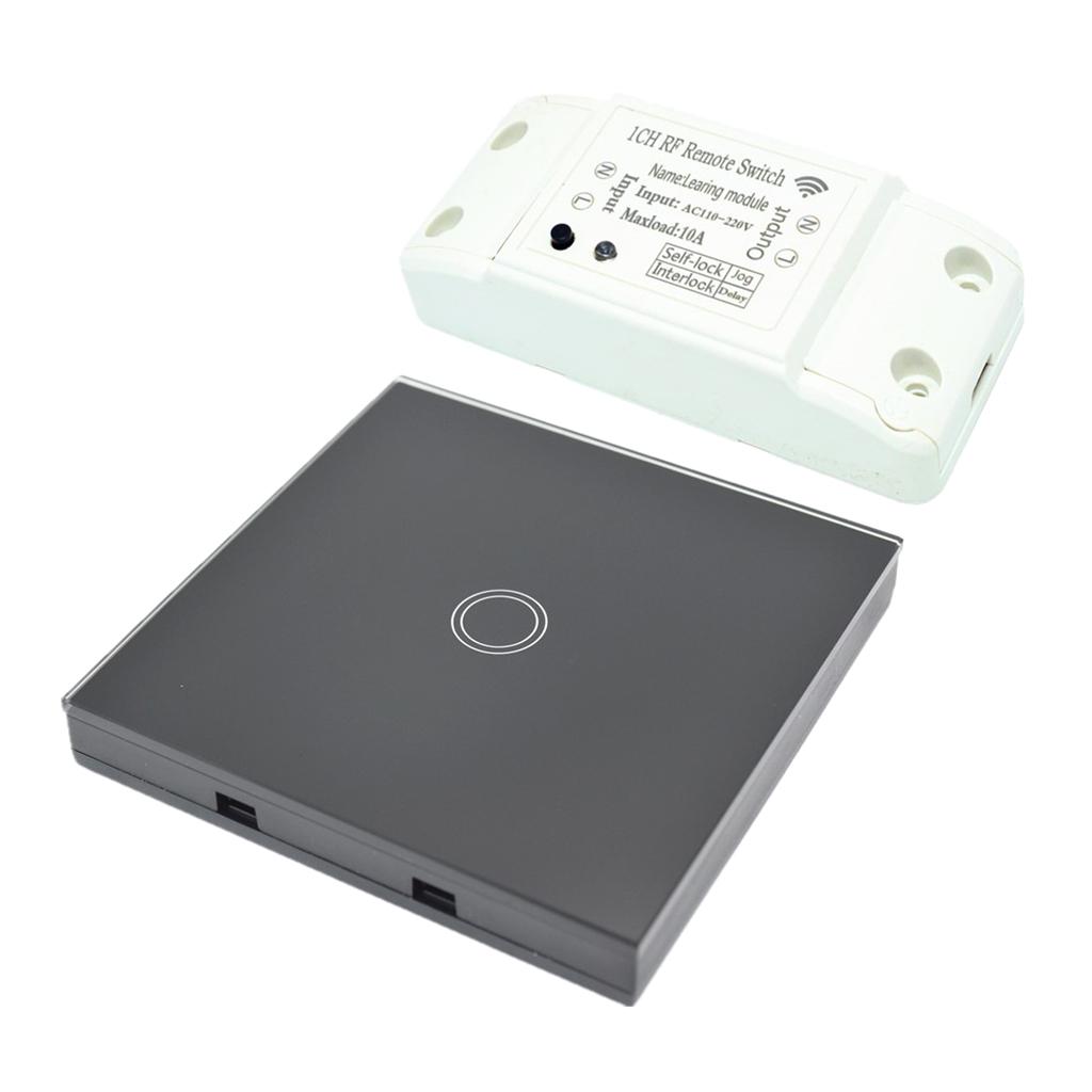220V 433M Relay Wireless 1-way Touch Remote Control Door Opener Transmitter