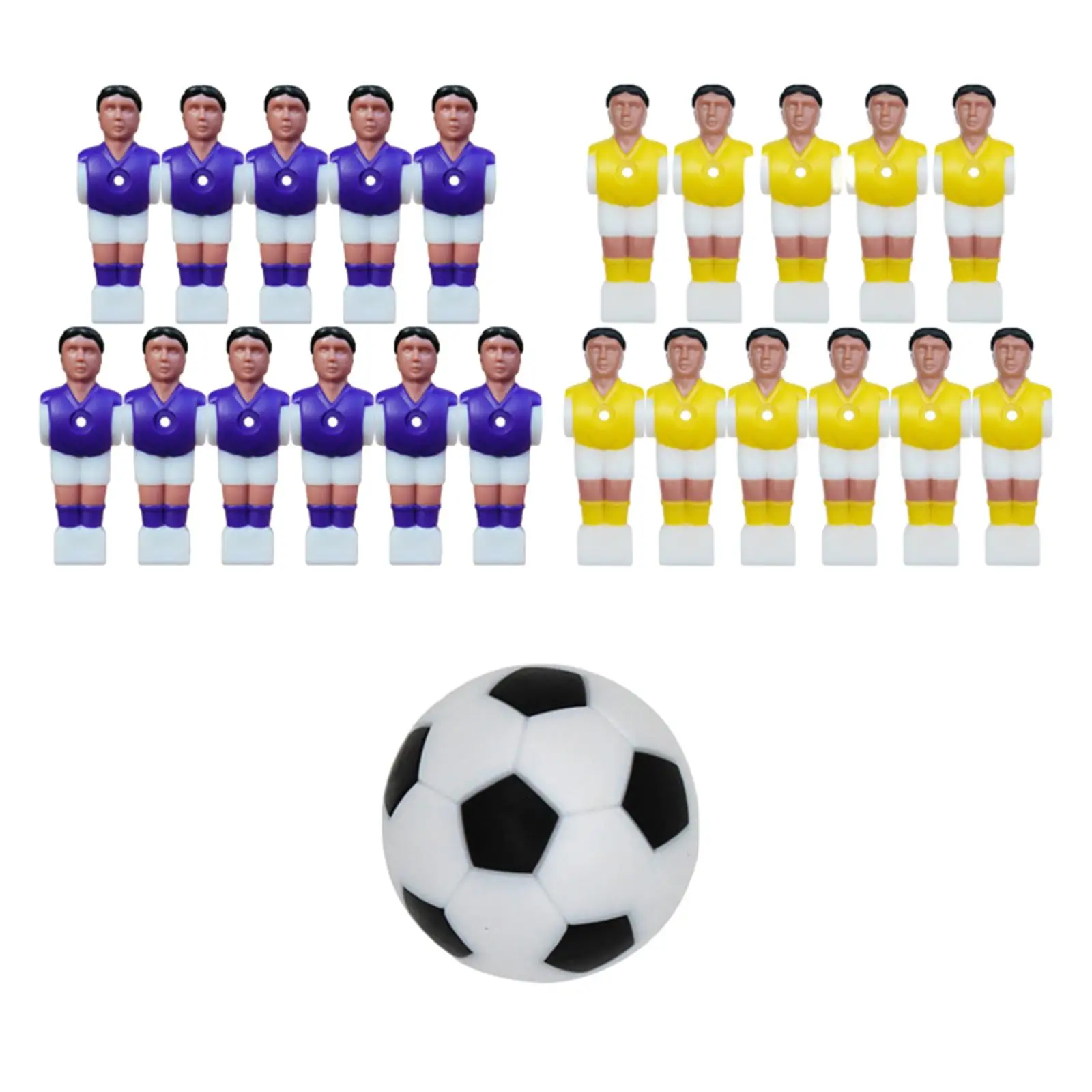 Foosball Men Replacement, Resin Soccer Table Player Football Players Figure, Table Soccer Men Toys,