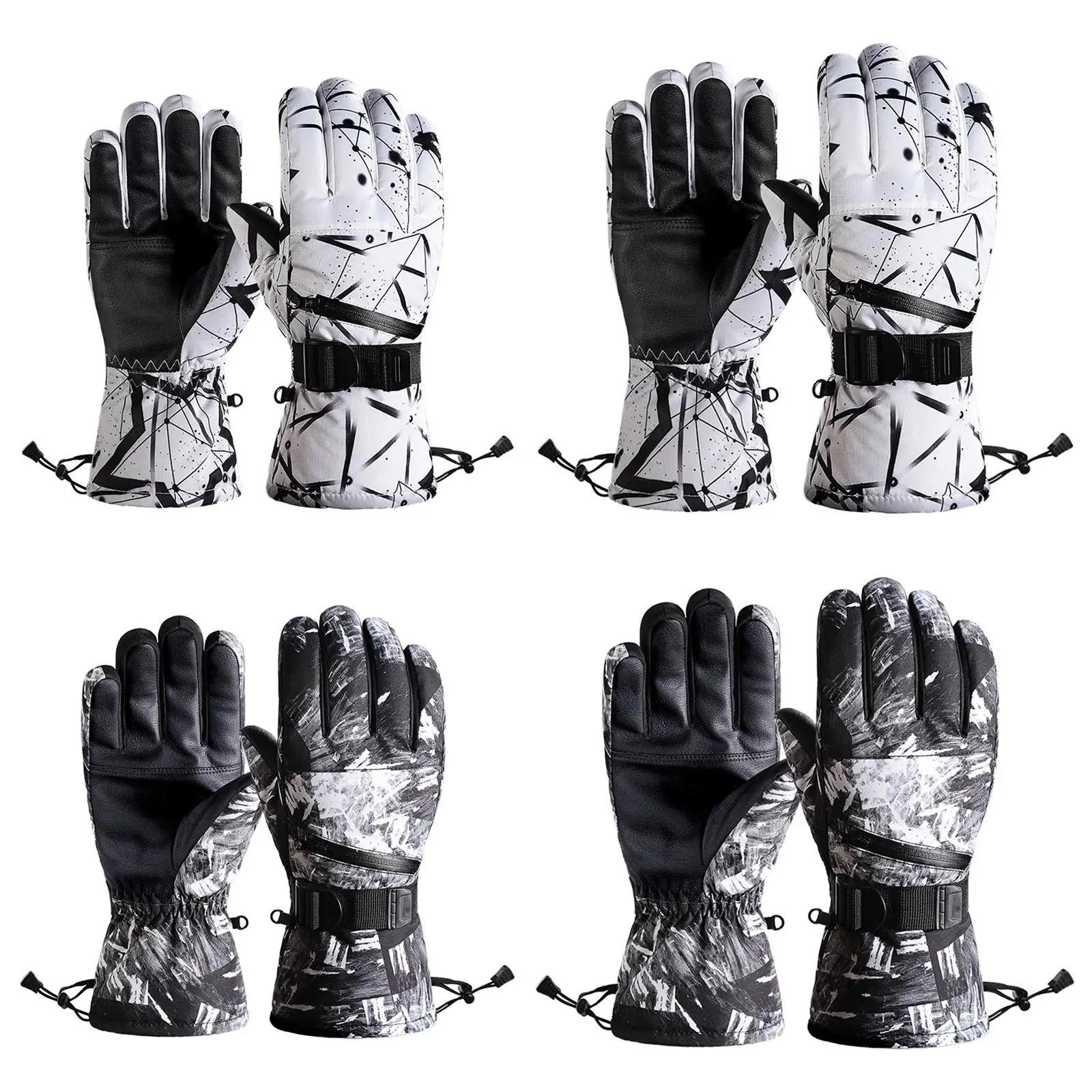 Windproof Skiing Gloves Waterproof  for Motorcycle Fishing Adults