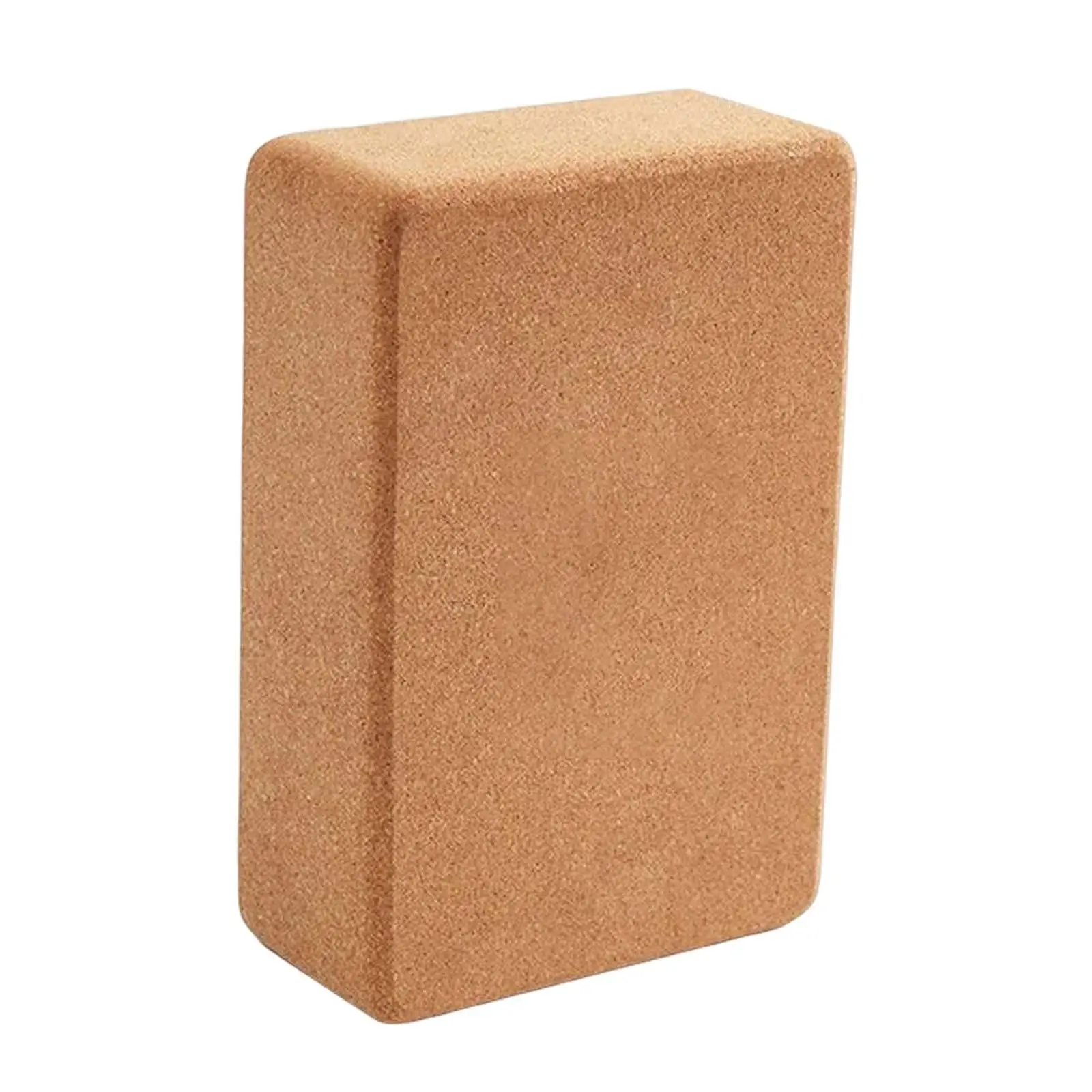 Cork Yoga Brick Squat Wedge Block Soft for Stretching Workout Indoor Sports